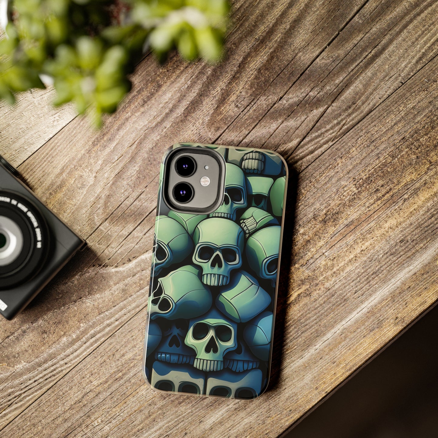 Metallic Chrome Skulls and classic Designed 10 Tough Phone Cases