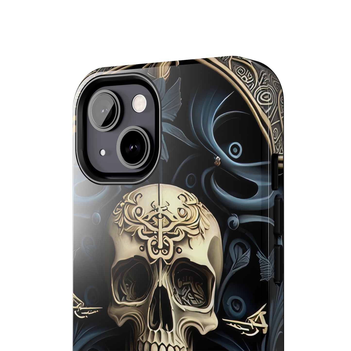 Metallic Chrome Skulls and classic Designed 6 Tough Phone Cases