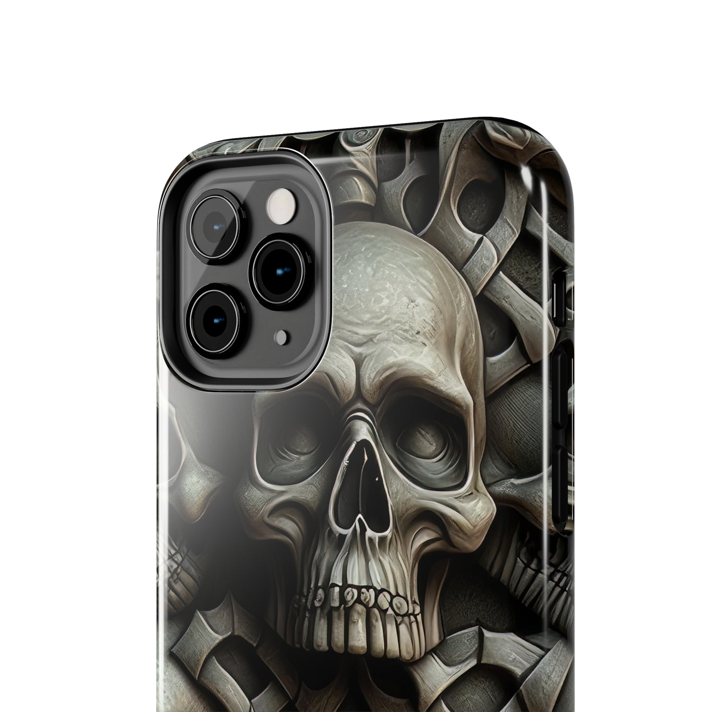 Metallic Chrome Skulls and classic Designed 19 Tough Phone Cases