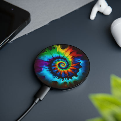 Bold And Beautiful Tie Dye Style 1 Magnetic Induction Charger