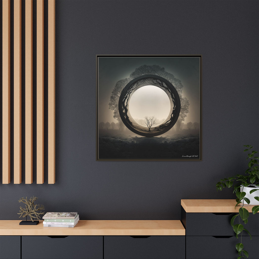 Circle of Stillness, Art Print — Colorful Modern Wall Canvas