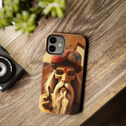 Wise Man In Dessert With Beard And Peace Sign Tough Phone Cases