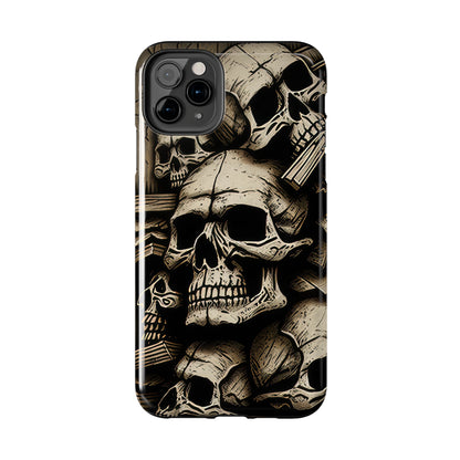 Metallic Chrome Skulls and classic Designed 14 Tough Phone Cases