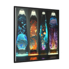 Elemental Currents, Art Print — Colorful Modern Wall Canvas