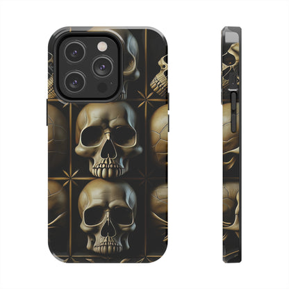 Metallic Chrome Skulls and classic Designed 19 Tough Phone Cases