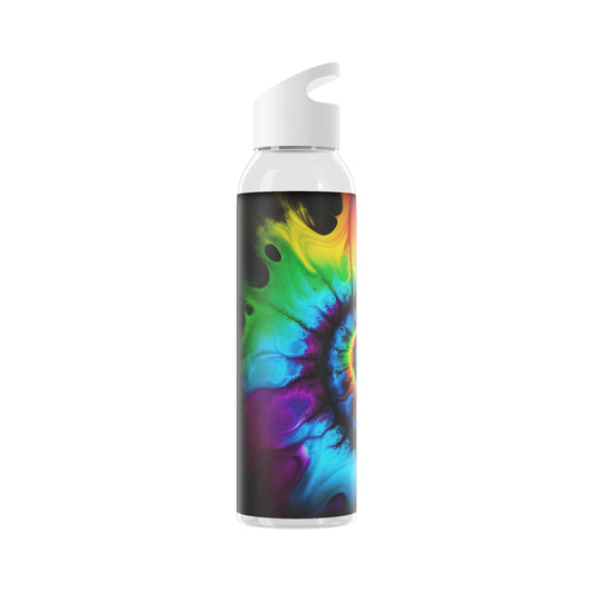 Bold And Beautiful Colors Tie Dye Style One Sky Water Bottle