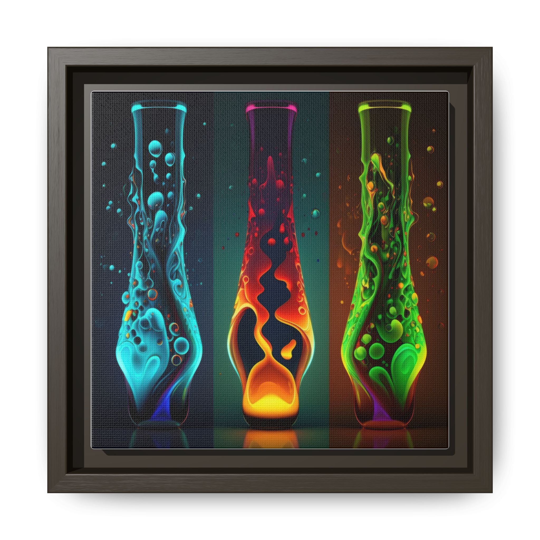 Three States of Flow, Art Print — Colorful Modern Wall Canvas