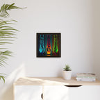 Three States of Flow, Art Print — Colorful Modern Wall Canvas