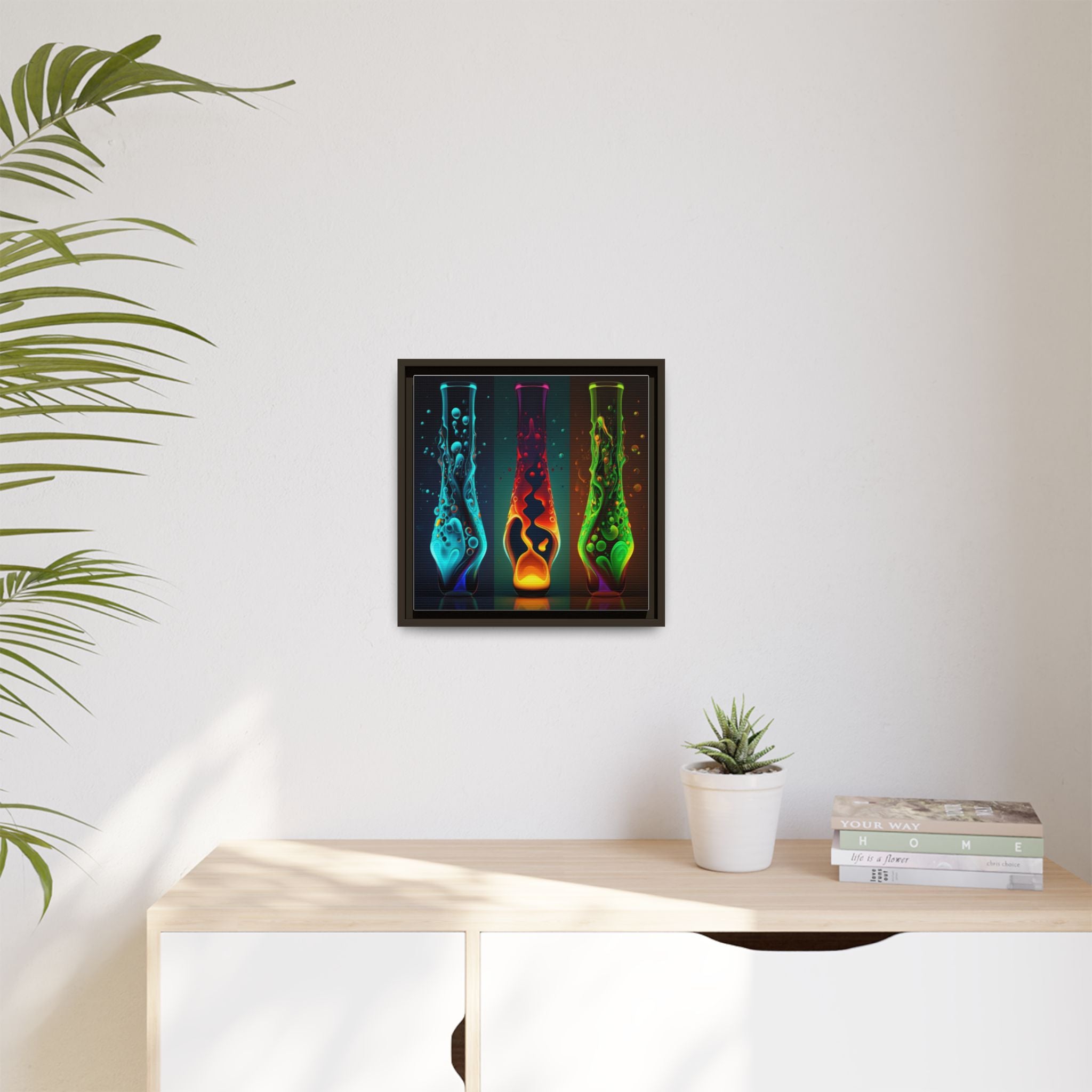 Three States of Flow, Art Print — Colorful Modern Wall Canvas