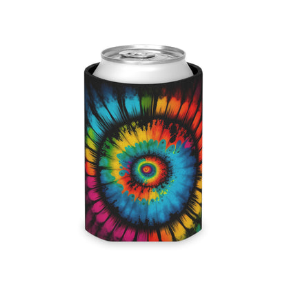 Bold And Beautiful Tie Dye Style Four Can Cooler