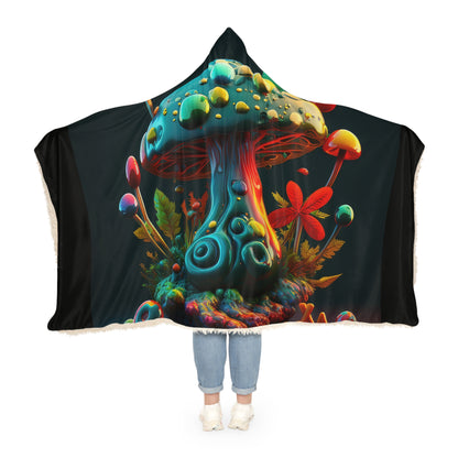 Hippie Mushroom Color Candy Style Design Style 5 Snuggle Blanket