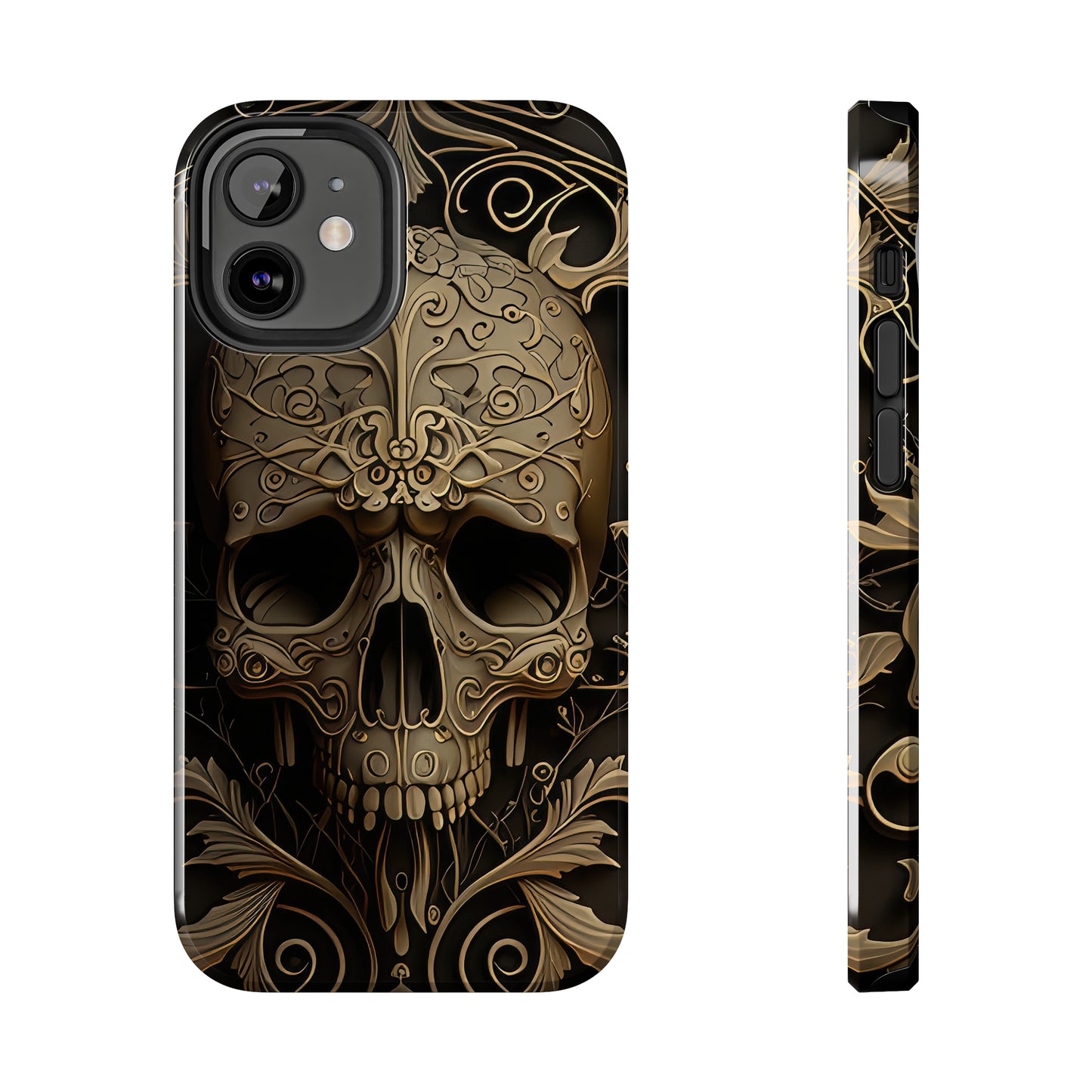 Metallic Chrome Skulls and classic Designed 5 Phone Cases