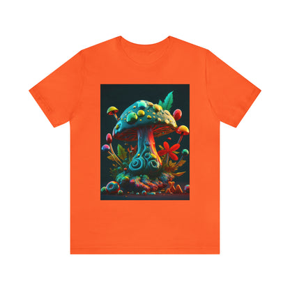 Hippie Mushroom Color Candy Style Design Style 5 Unisex Jersey Short Sleeve Tee