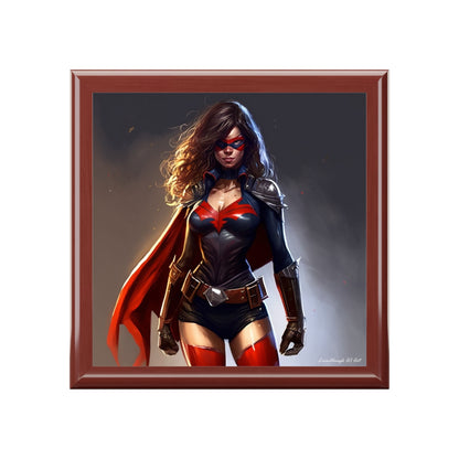 Superhero In All Forms, Black or Brown Jewelry Box