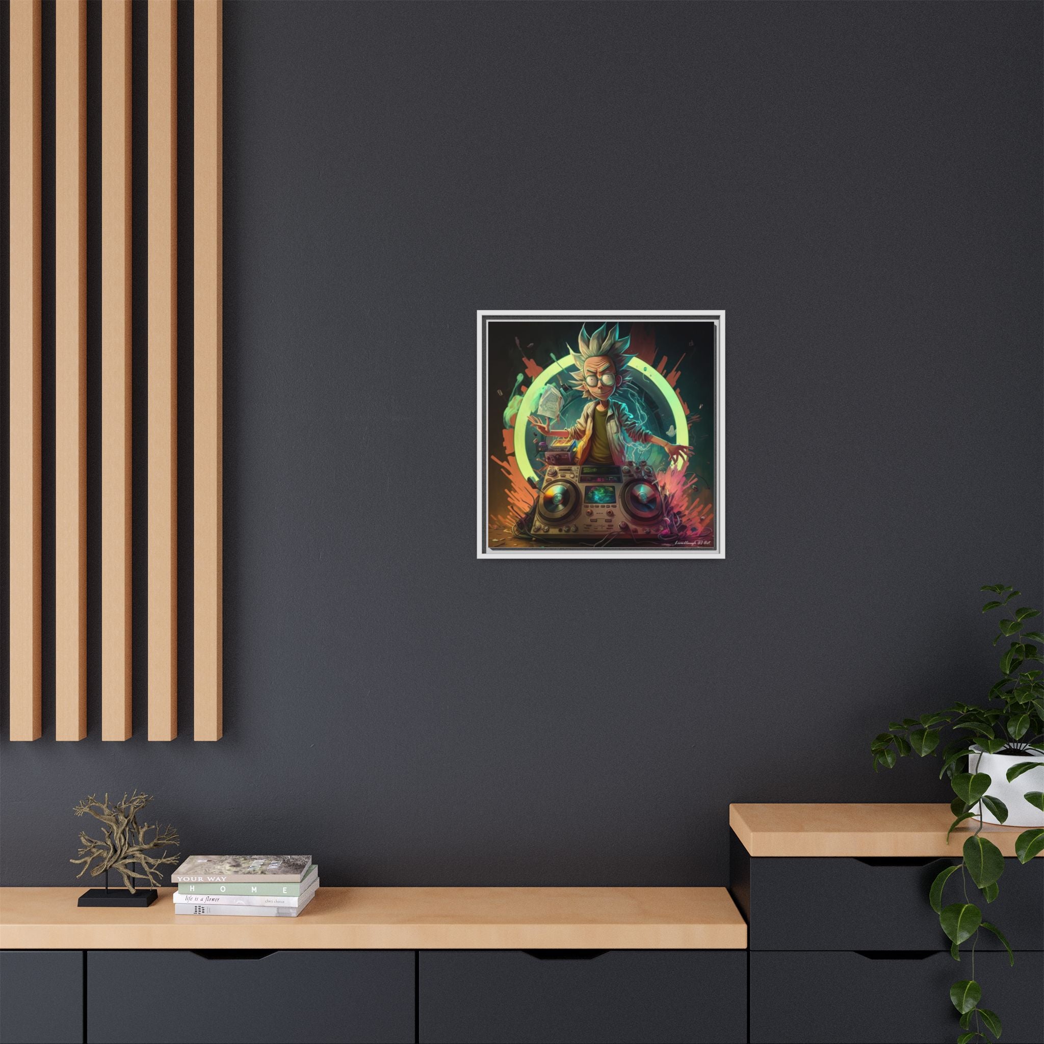Frequency of Genius, Art Print — Colorful Modern Wall Canvas