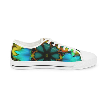 Bold And Beautiful Tie Dye B 3 Blue Yellow Men's Low Top Sneakers