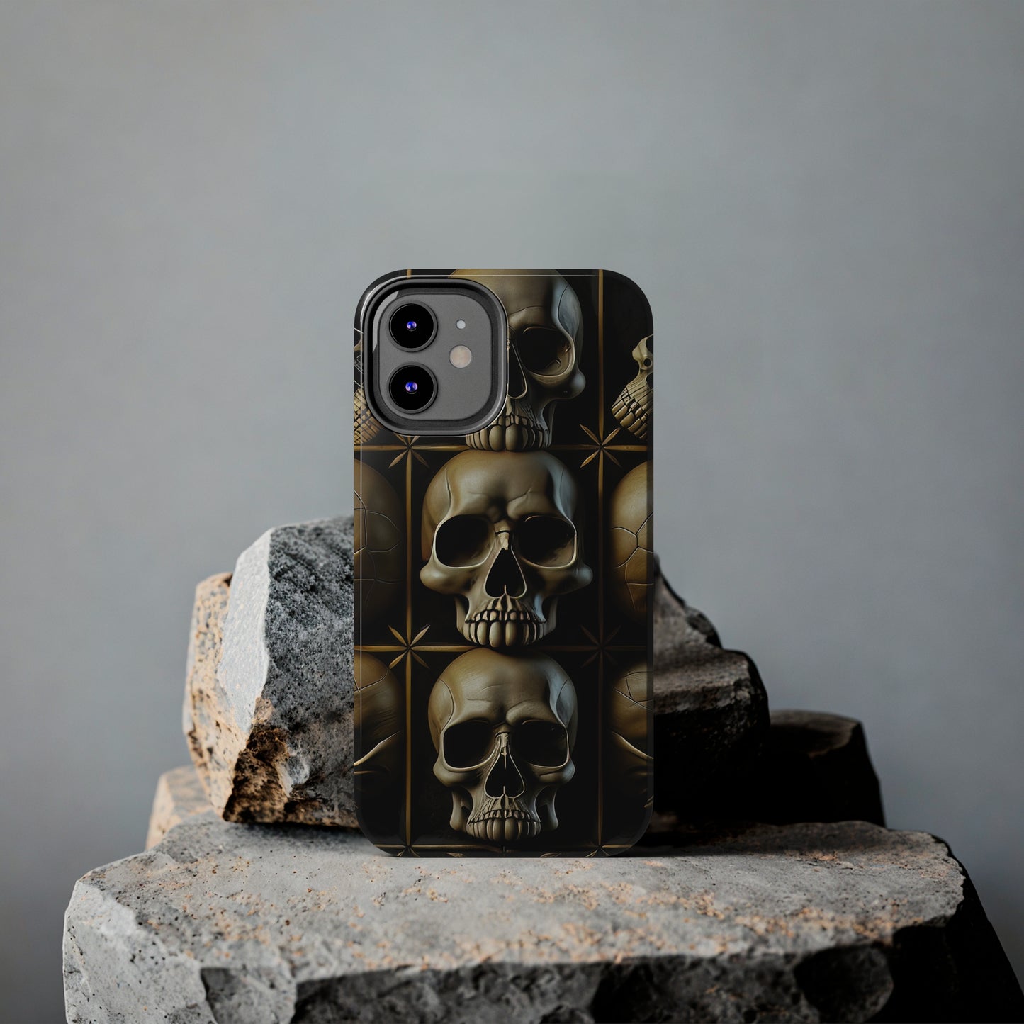 Metallic Chrome Skulls and classic Designed 19 Tough Phone Cases