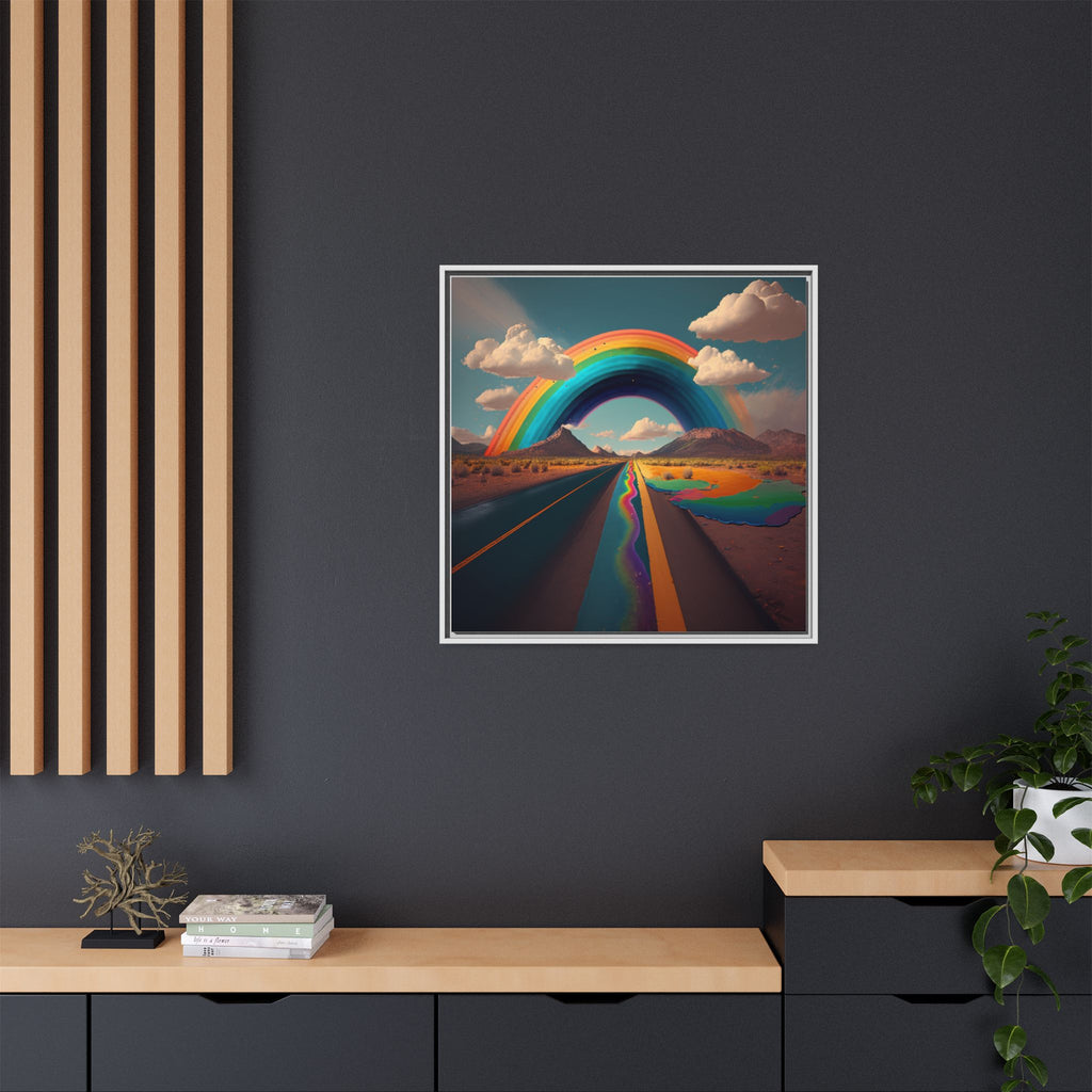 Road to Color, Art Print — Colorful Modern Wall Canvas