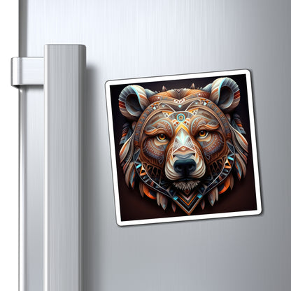 Magnificent Navajo Bear Style Three Magnets