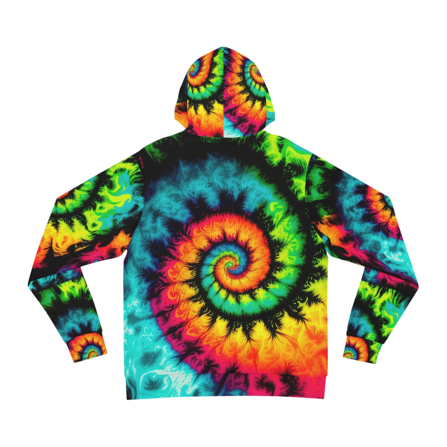 Bold And Beautiful Tie Dye Style Three Fashion Hoodie (AOP)