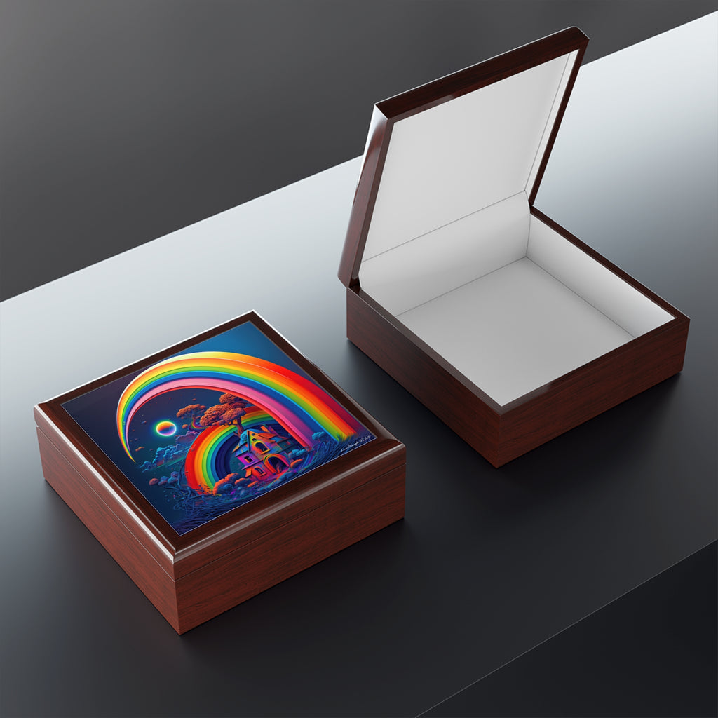 Home Beneath the Rainbow, Jewelry- Stash- Collection Box