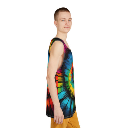 Bold And Beautiful Tie Dye Style Four 3 Men's Tank (AOP)