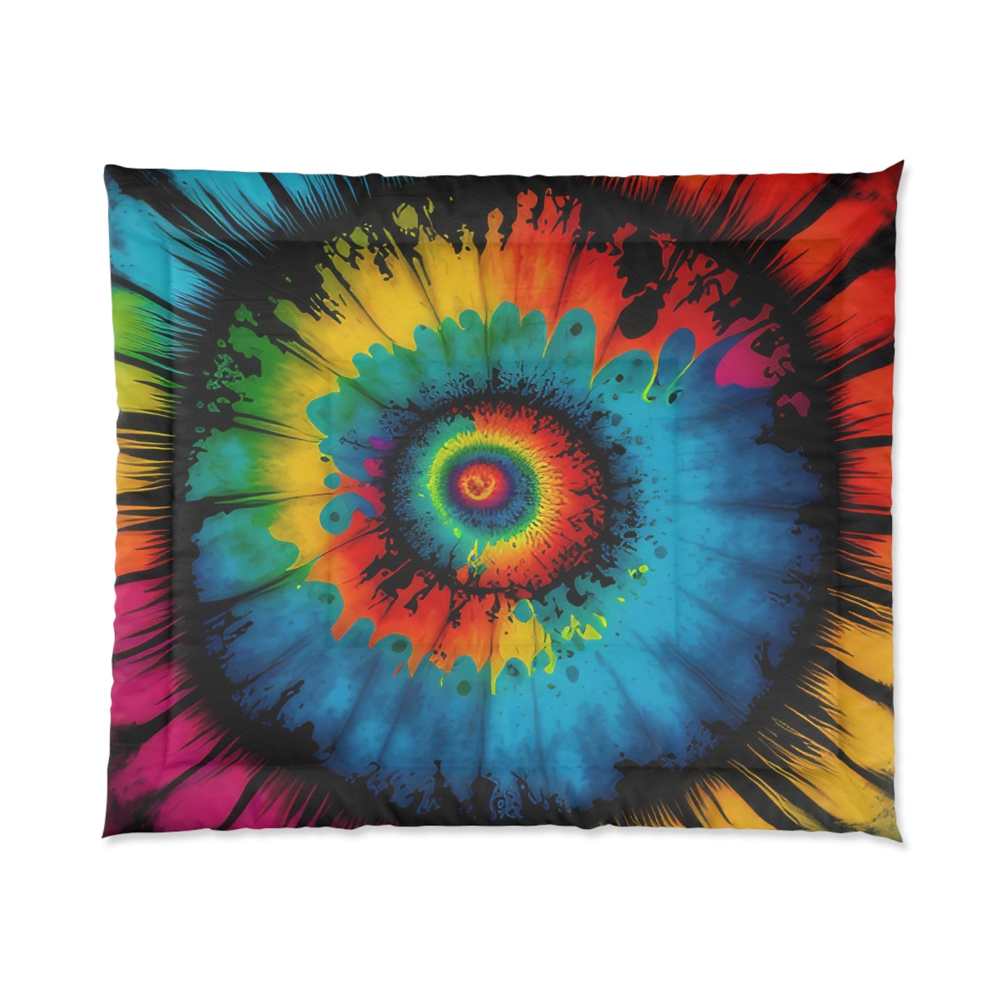 Bold And Beautiful Tie Dye Style One Comforter