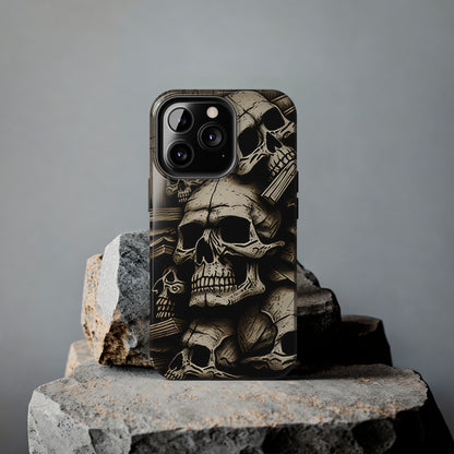 Metallic Chrome Skulls and classic Designed 14 Tough Phone Cases