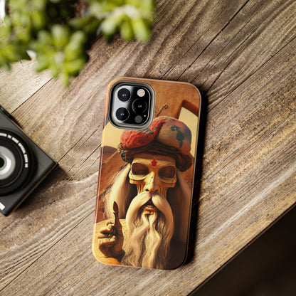 Wise Man In Dessert With Beard And Peace Sign Tough Phone Cases