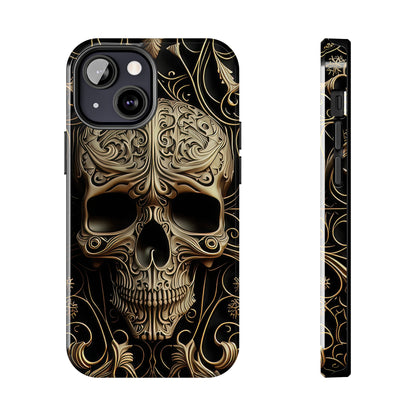 Metallic Chrome Skulls and Classic Designed 8 Tough Phone Cases