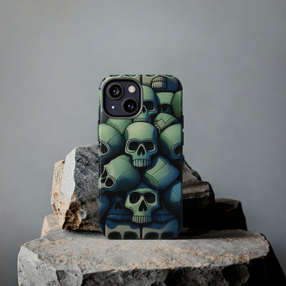 Metallic Chrome Skulls and classic Designed 10 Tough Phone Cases