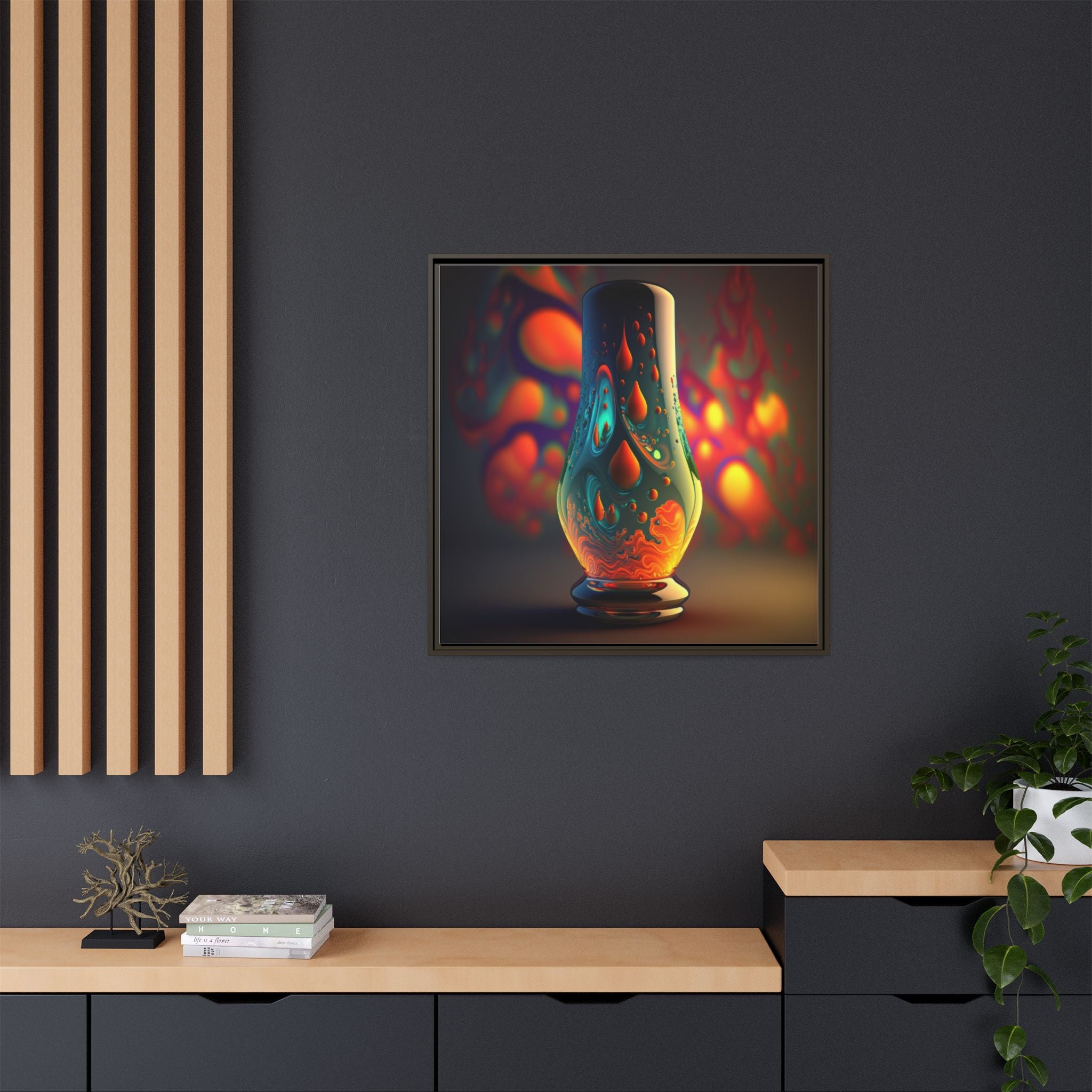 Molten Reverie, Art Print — Colorful Modern Wall Canvas