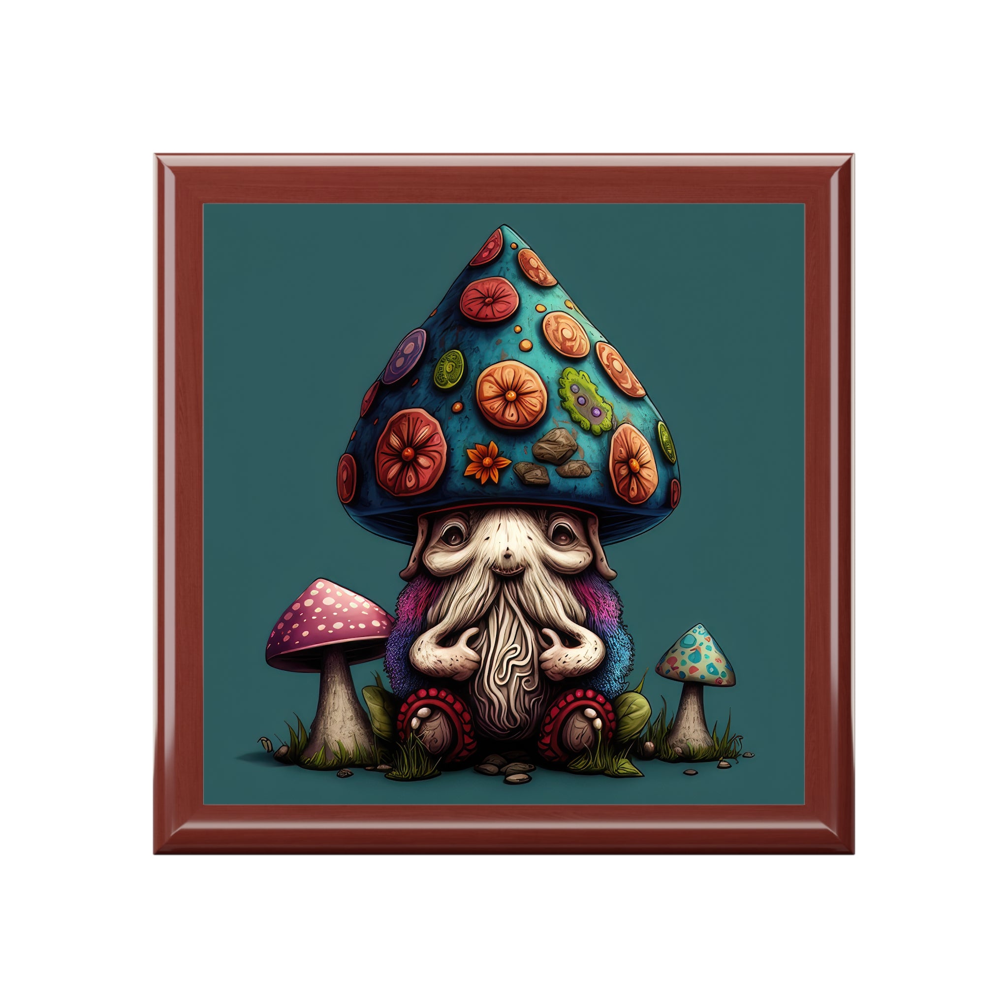 Groovy Gnome With Sleek Detailed Hat Jewelry Box
