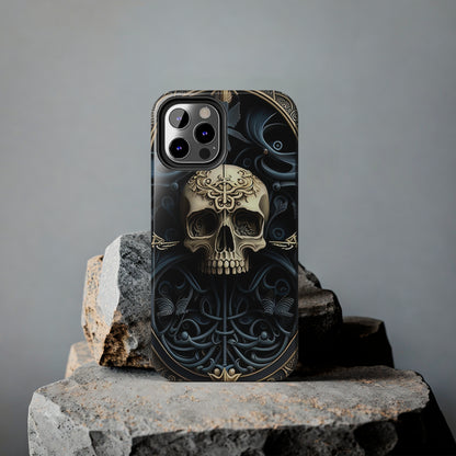 Metallic Chrome Skulls and classic Designed 6 Tough Phone Cases