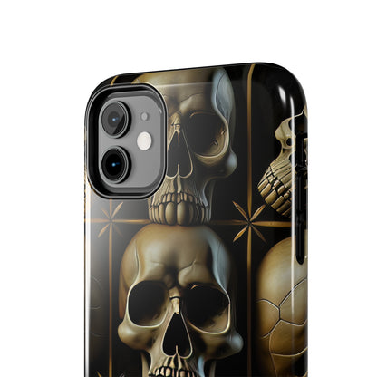 Metallic Chrome Skulls and classic Designed 19 Tough Phone Cases