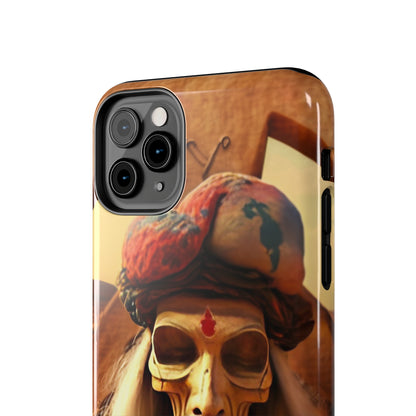 Wise Man In Dessert With Beard And Peace Sign Tough Phone Cases