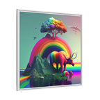 Sanctuary of Color, Art Print — Colorful Modern Wall Canvas
