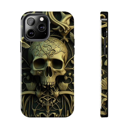 Metallic Chrome Skulls and classic Designed 3 Tough Phone Cases