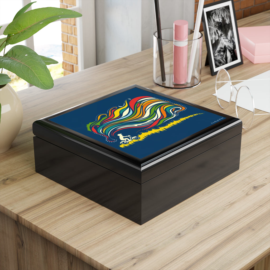 “Ride the Rainbow”, Jewelry- Stash- Collection Box