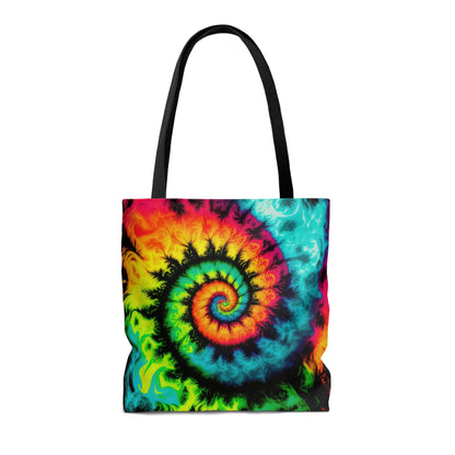 Bold And Beautiful Tie Dye Style Three Tote Bag (AOP)