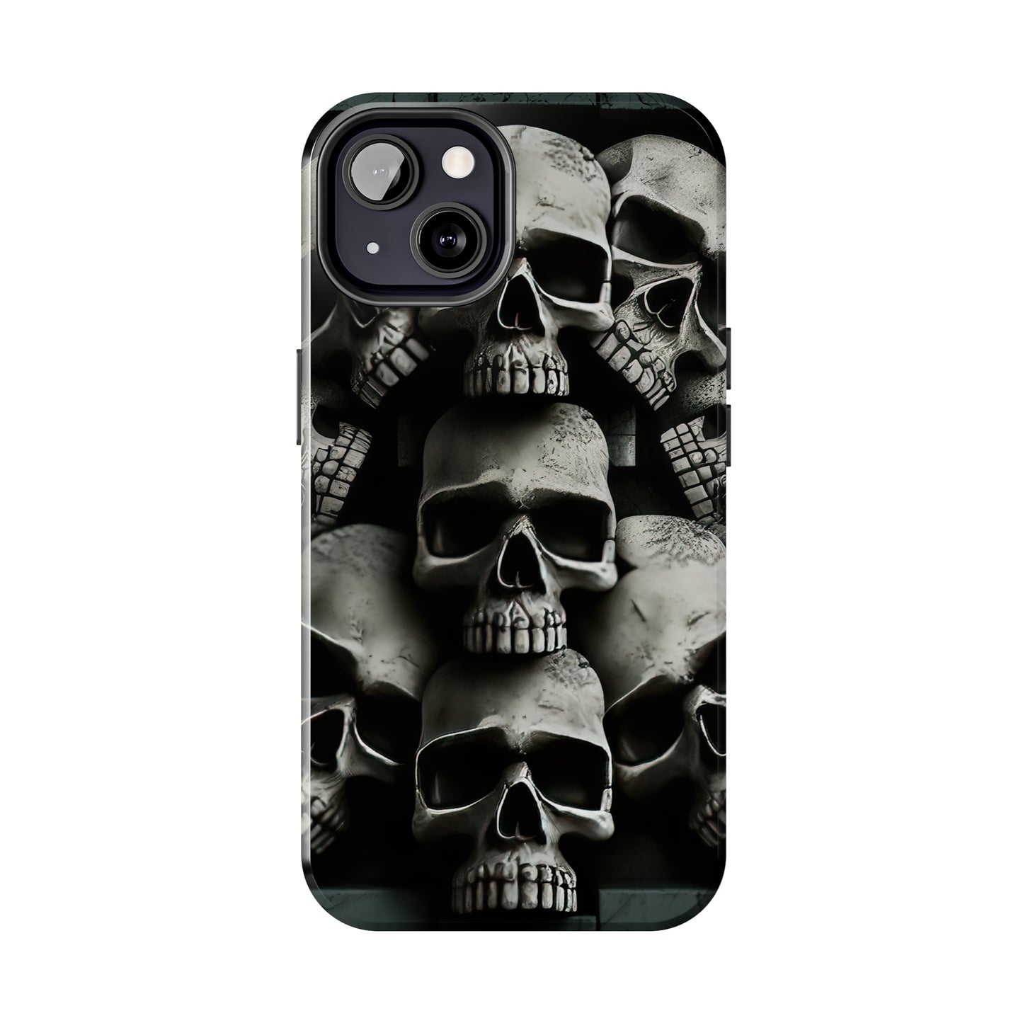 Metallic Chrome Skulls and classic Designed 11 Tough Phone Cases