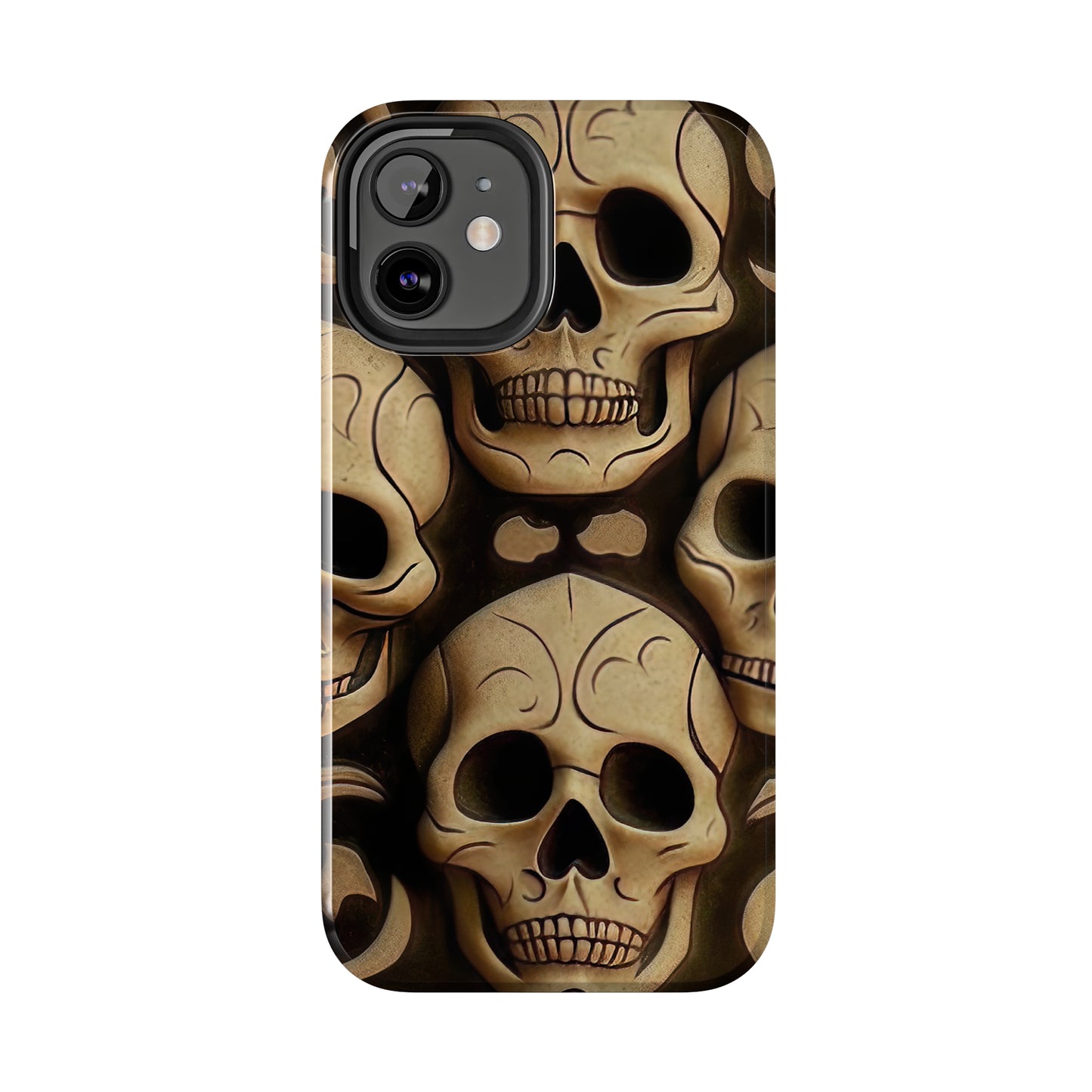 Metallic Chrome Skulls and classic Designed 19 Tough Phone Cases