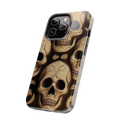 Metallic Chrome Skulls and classic Designed 19 Tough Phone Cases