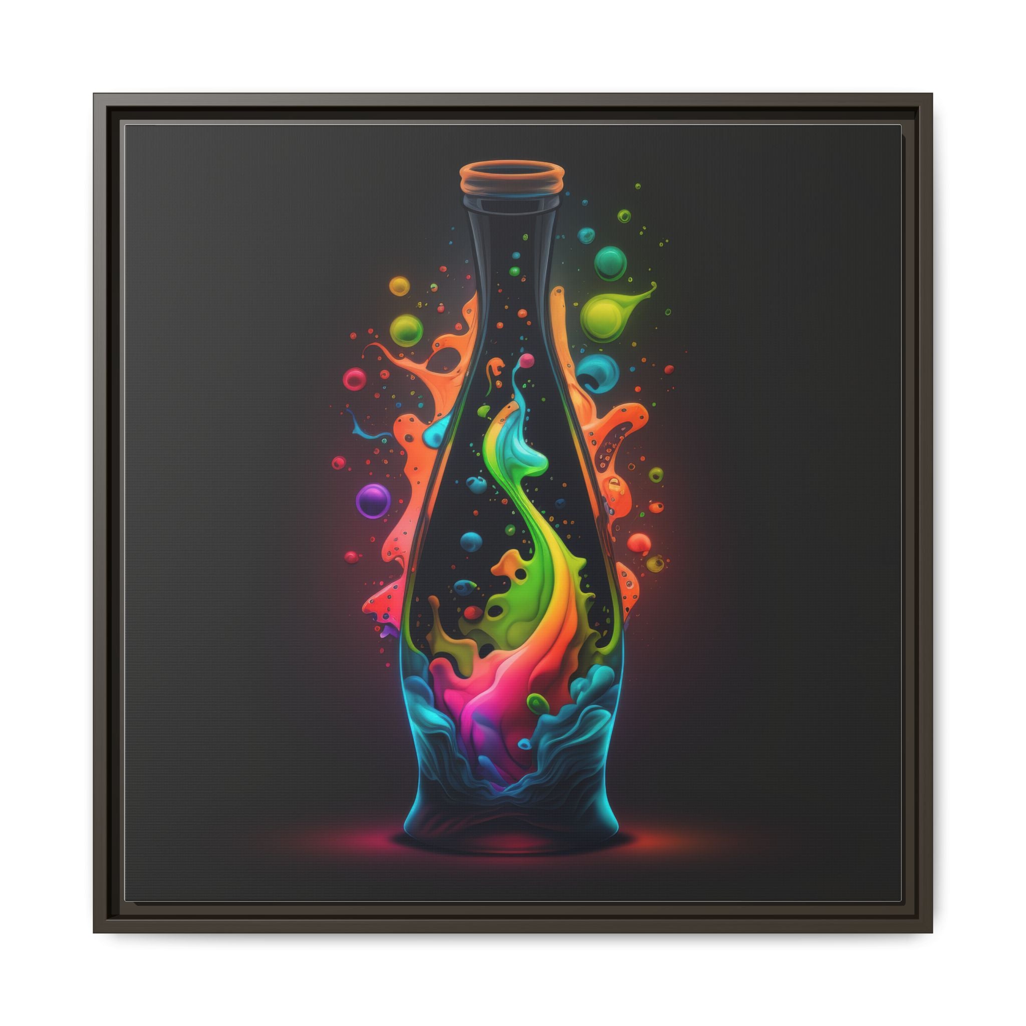 Chromatic Ascent, Art Print — Colorful Modern Wall Canvas