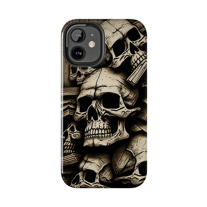 Metallic Chrome Skulls and classic Designed 14 Tough Phone Cases