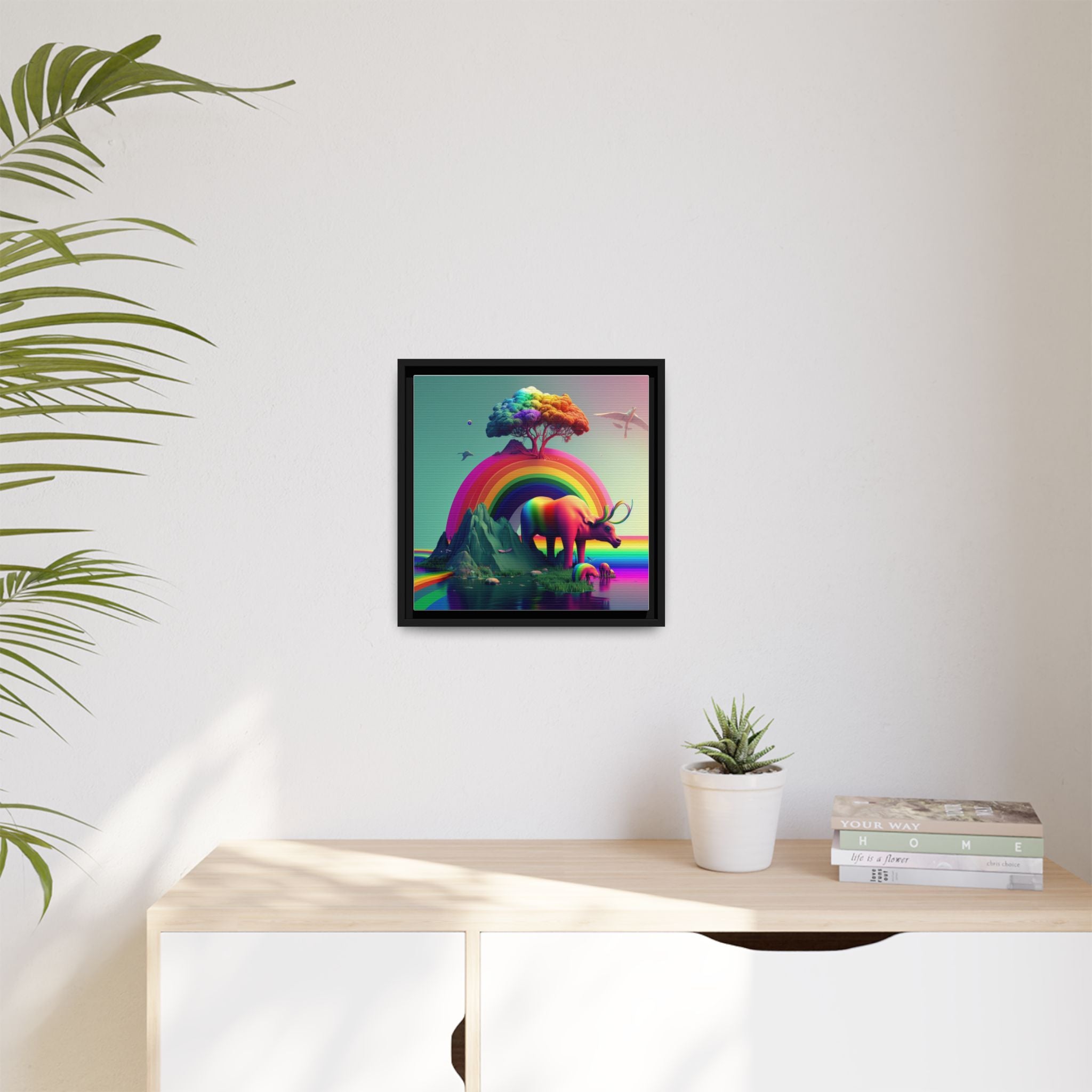 Sanctuary of Color, Art Print — Colorful Modern Wall Canvas