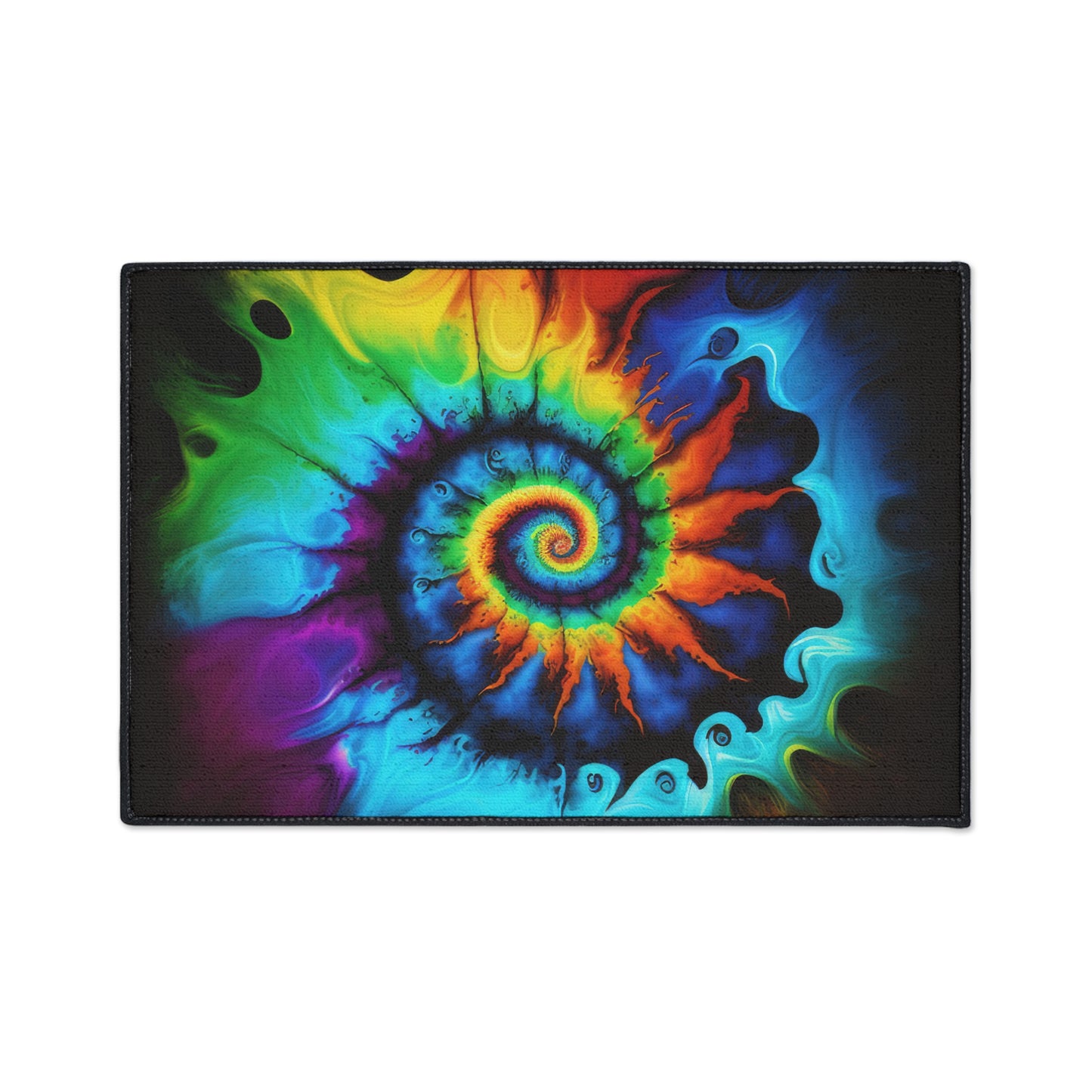 Bold And Beautiful Tie Dye Style One Heavy Duty Floor Mat