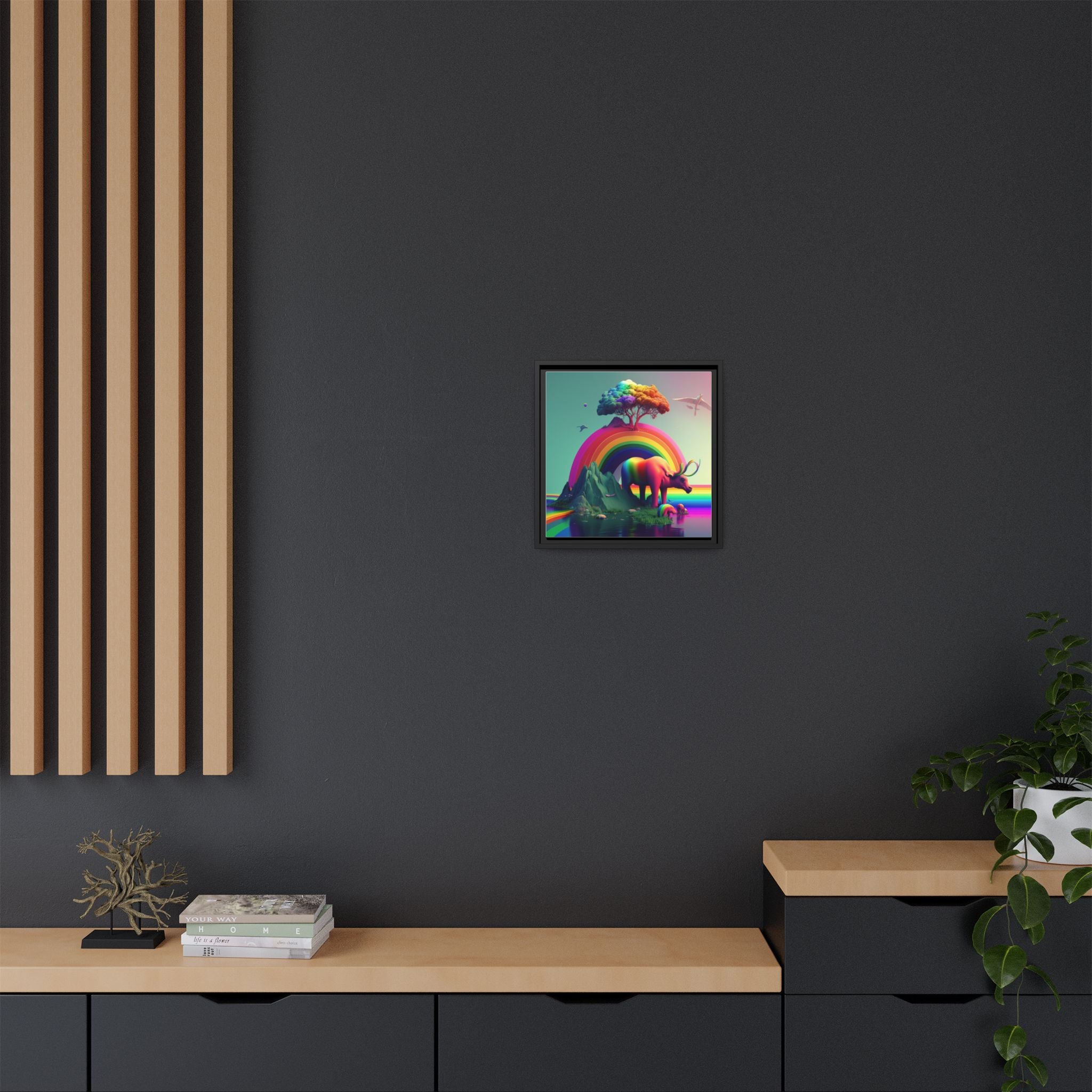 Sanctuary of Color, Art Print — Colorful Modern Wall Canvas