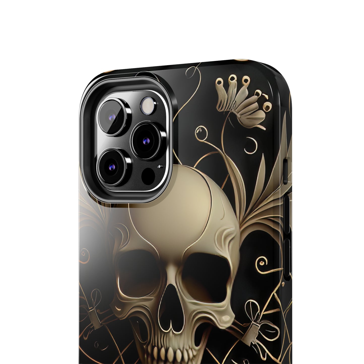 Metallic Chrome Skulls and classic Designed 1 Tough Phone Cases