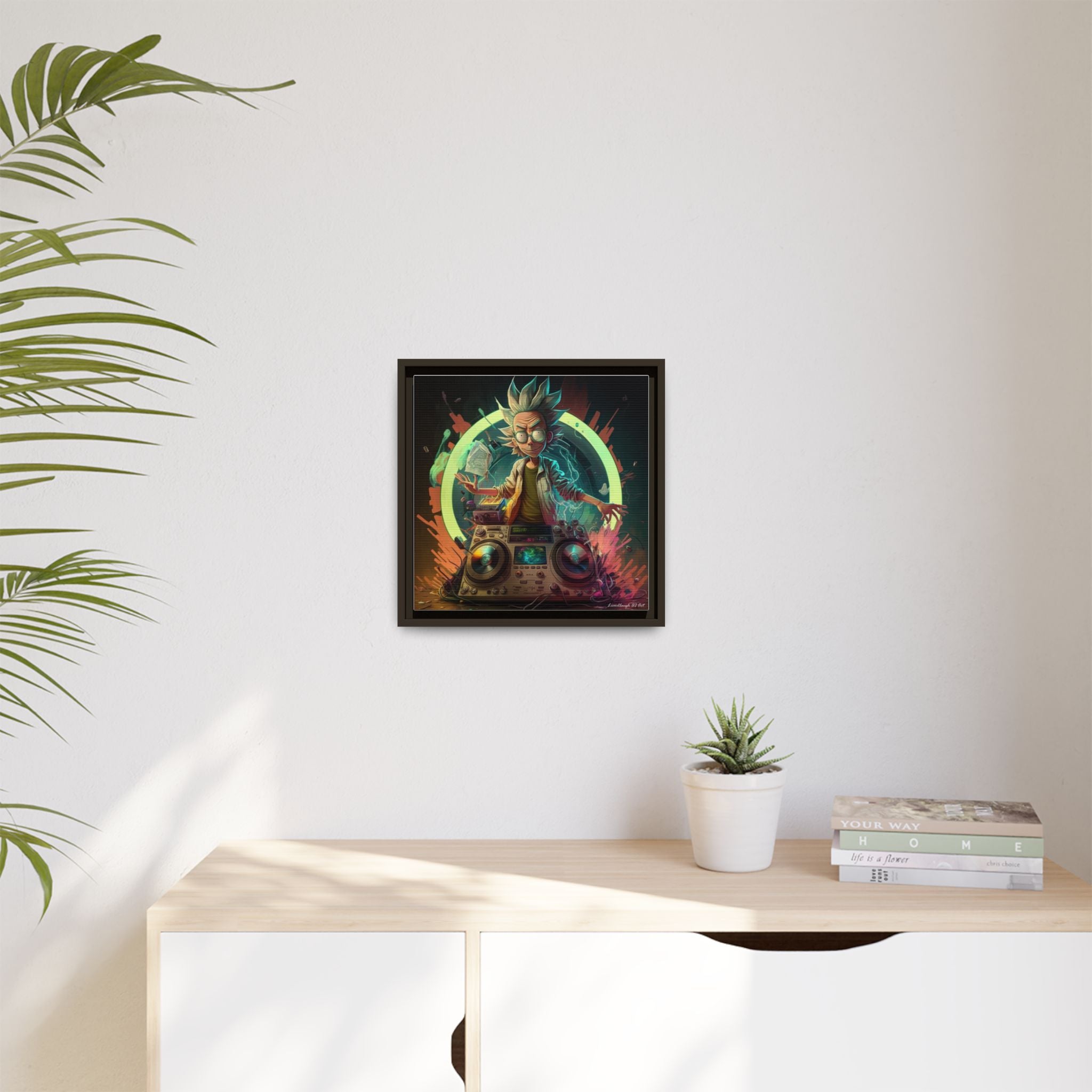 Frequency of Genius, Art Print — Colorful Modern Wall Canvas